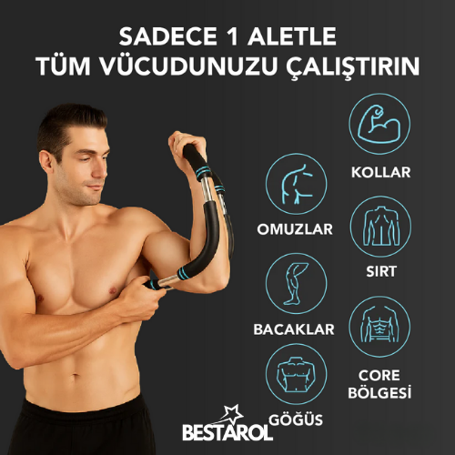 Alphabar Pro - Tüm Vücut Güç ve Kas Geliştirici